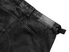 Cinder Vein Dark Coated Waxed Patchwork Bone-Washed Jeans