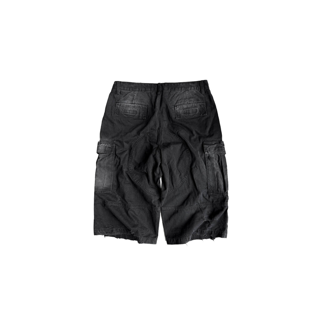 Cinder Vein Distressed Pocket Shorts