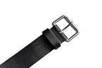 Riveted Roller Buckle Leather Belt