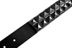 Riveted Roller Buckle Leather Belt