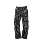 Cinder Vein Whiskered Pleated Stretch Jeans